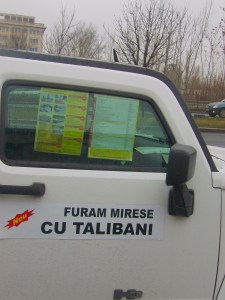 Limozina cu talibani