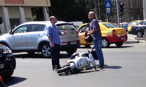 Accident scuter 07 iulie 2013