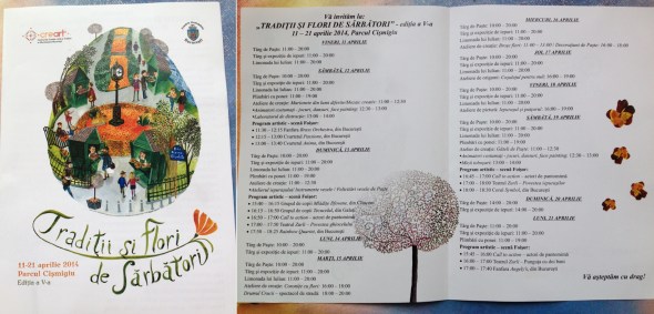 Traditii si flori in Cismigiu