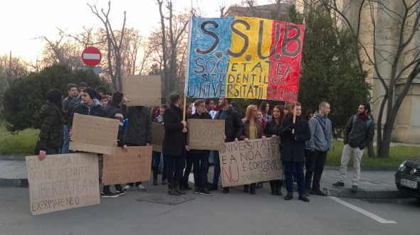 Protest SSUB Studenti Bucuresti