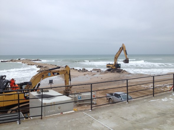 Eforie Nord reparatii diguri