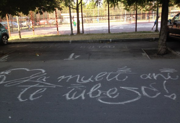 Declaratie de dragoste - strada Motoc